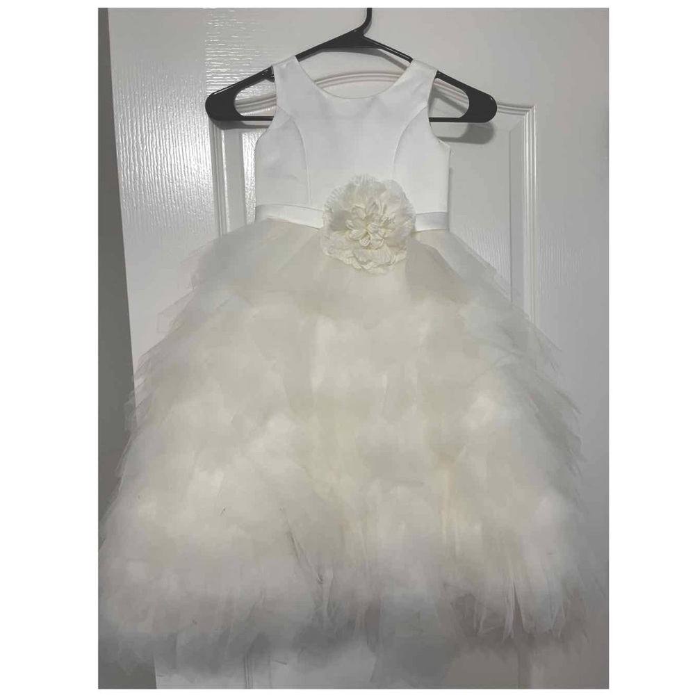 White Flower Girl Dress (4)